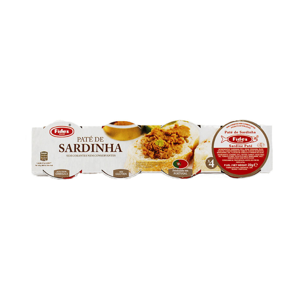 PATE DE SARDINHA 4X22G